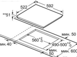 6. Kích thước lắp đặt sản phẩm