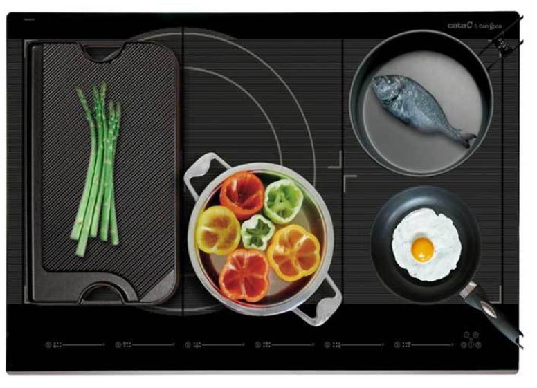 3. Phần thân vỏ của bếp từ Cata GIGA 750 BK
