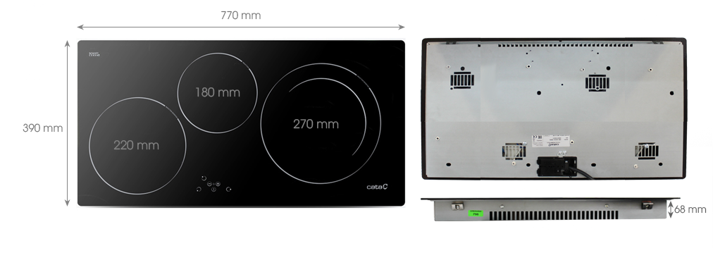 Bếp Từ Cata IB 753BK 5 bep tu cata ib 753bk 2 1