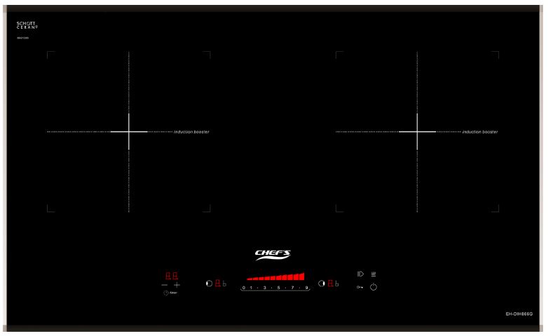 Bếp từ Chefs EH-DIH866G 6 4. Bếp từ ChefsChefs EH DIH866G được trang bị với công nghệ Inverter thông minh vượt trội