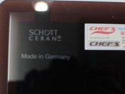 3. Bếp từ Chefs EH IH566 sử dụng mặt kính Schott Ceran vát cạnh nhập khẩu hoàn toàn từ Đức.