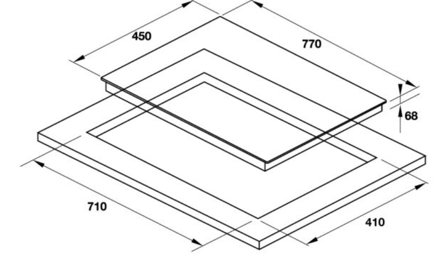 6. Thông số kỹ thuật bếp từ Bếp từ đôi Hafele HC-I772D 536.61.645