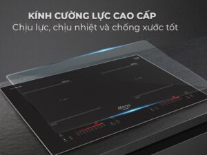 1. Mặt kính cao cấp, chịu lực chịu nhiệt tốt.