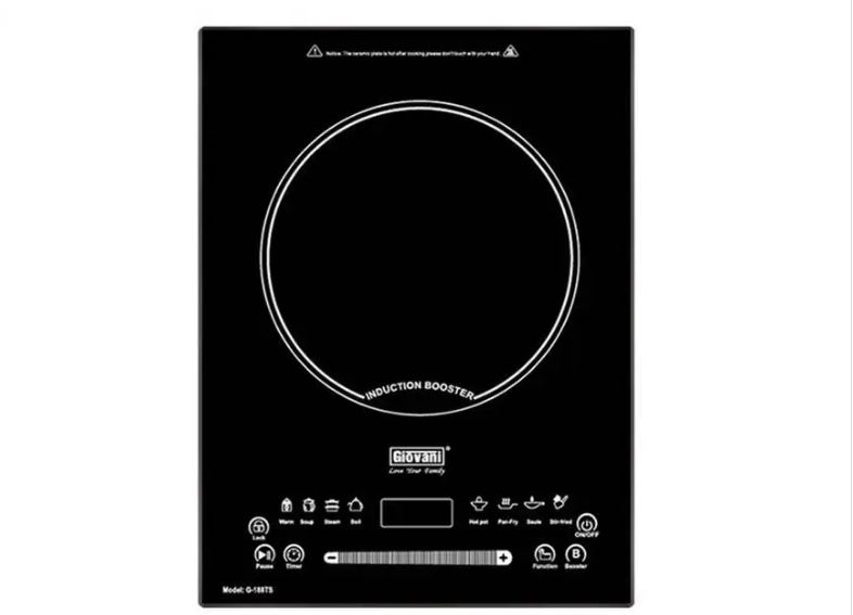 Bếp từ đơn Giovani G-188TS 1 1. Bếp từ Giovani G-188TS sử dụng những linh kiện nhập khẩu chính hãng tại Đức