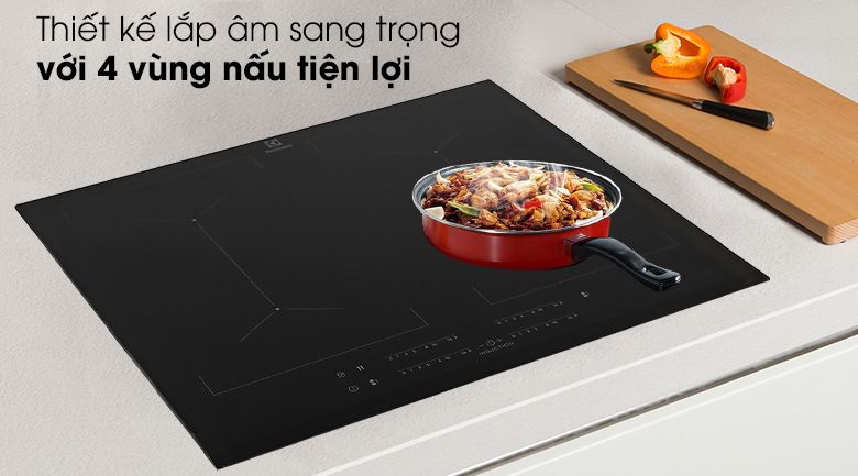 Bếp từ Electrolux EIV644 10 4. Thân bếp từ Electrolux EIV644 sử dụng chất liệu cao cấp