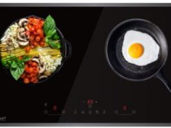 Bếp từ Eurosun EU-T256Max gồm 2 vùng nấu với tổng công suất 3500W