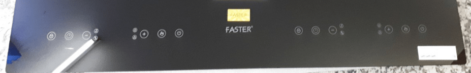 Dòng bếp từ đôi cao cấp Faster FS 288 sử dụng bảng điều khiển