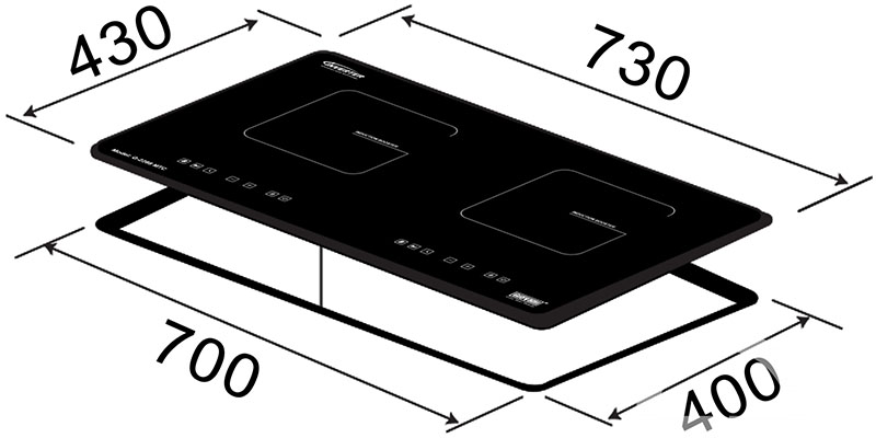 Bếp từ Giovani G-2288 MTC 2 bep tu giovani g 2288 mtc 1