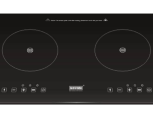 Bếp từ giá rẻ Giovani G 252T có thiết kế 2 vùng nấu linh hoạt