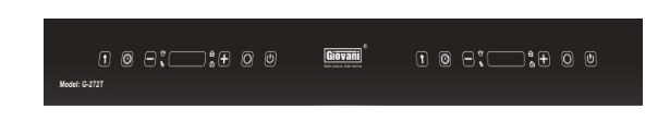 Bếp từ Giovani G 272T 6 Bảng điều khiển thế hệ mới nhiều tính năng tiện tích