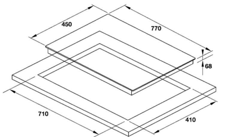 5. Thông tin sản phẩm bếp từ hafele HC-I772A 536.01.695