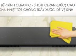 2. Mặt kính Schott Ceran cao cấp.