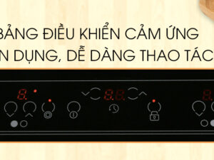 3. Bảng điều khiển cảm ứng thông minh.