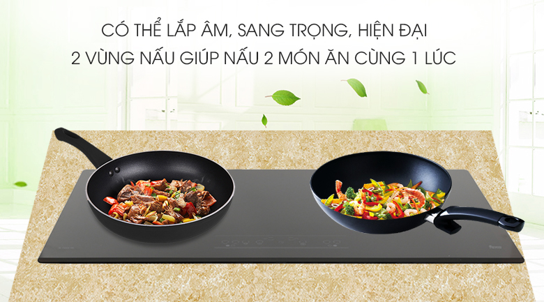 Bếp từ hồng ngoại 2 vùng nấu Teka IZ 7200 HL 5 1. Bếp từ Teka IZ 7200 HL với thiết kế 2 vùng nấu linh hoạt