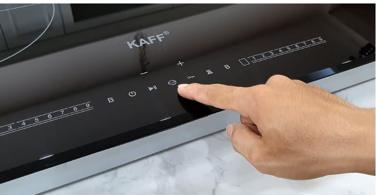 Bếp từ Kaff KF-FL366II 6 5. Bếp từ Kaff sử dụng bảng điều khiển cảm ứng hiện đại với 9 cấp độ
