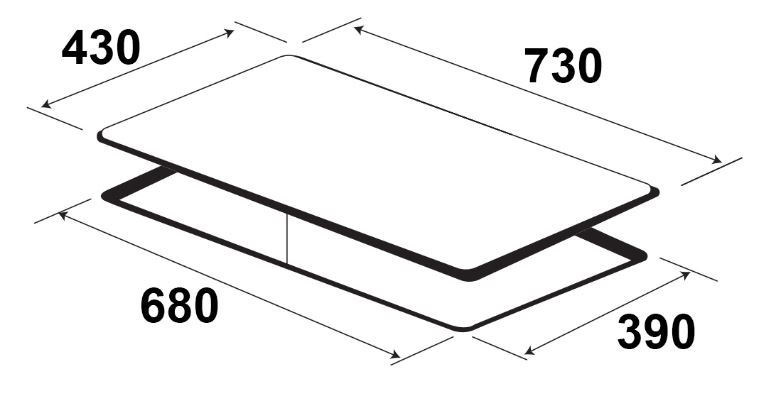 6. Thông tin sản phẩm bếp từ Kaff KF-FL866GII