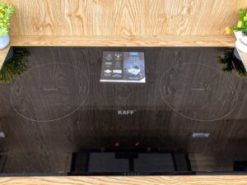 2. Bếp từ Kaff KF-LCD2IG sử dụng mặt kính Schott Ceran chịu lực chịu nhiệt tốt, tản nhiệt nhanh