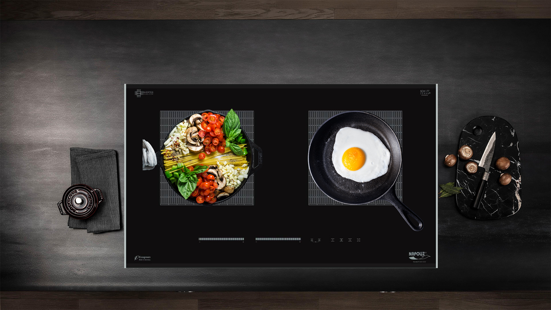 Sản phẩm bếp điện âm Napoliz ITC825EGO
