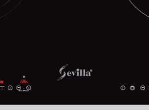 1. Bếp từ Sevilla SV-H136T sử dụng bảng điều khiển cảm ứng dạng trượt slide hiện đại với 9 cấp độ