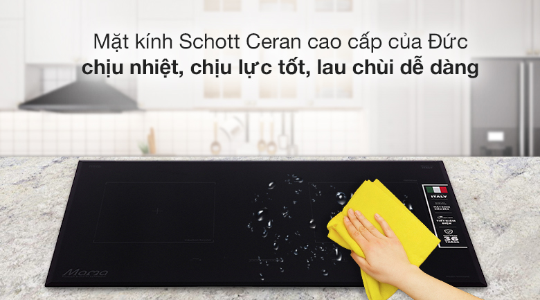 Bếp từ Sunhouse MMB9988 6 2. Bếp từ đôi Sunhouse MMB9988 sử dụng mặt kính cao cấp
