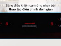 3. Bếp từ Sunhouse kế bảng điều khiển cảm ứng riêng biệt cho mỗi lò nấu