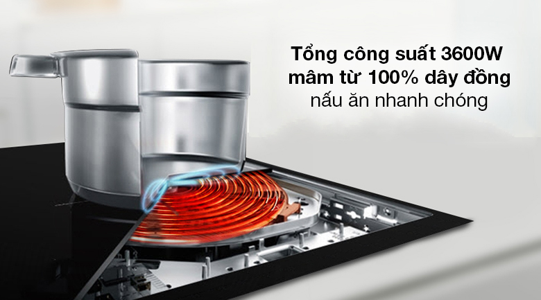4. Bếp từ Sunhouse SHB91111MT nấu nướng nhanh, tiết kiệm điện