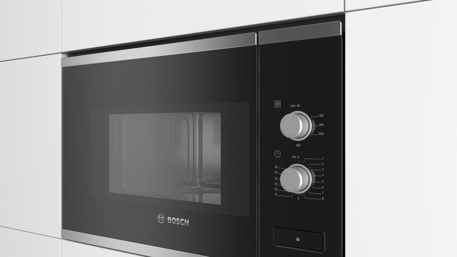 Lò vi sóng Bosch âm tủ BFL520MS0 20L có nướng 5 Thiết kế âm tủ gọn gàng, đẹp mắt