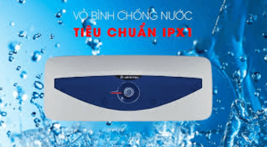Bình nóng lạnh Ariston Blu 20 Slim 2.5 FE 3 Vỏ chống nước đạt chuẩn IPX1