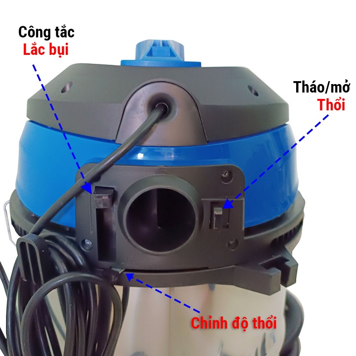 Chức năng lắc bụi hiện đại