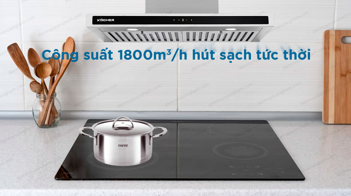 Máy hút mùi Kocher K-225D (90cm) 8 Máy hút mùi Kocher K-225D (70cm)