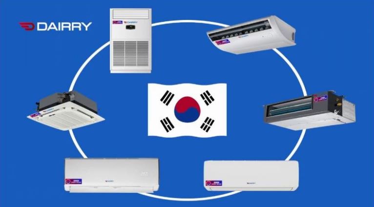 3. Máy lạnh 2 chiều Dairry DR09-KH đến từ thương hiệu Hàn Quốc