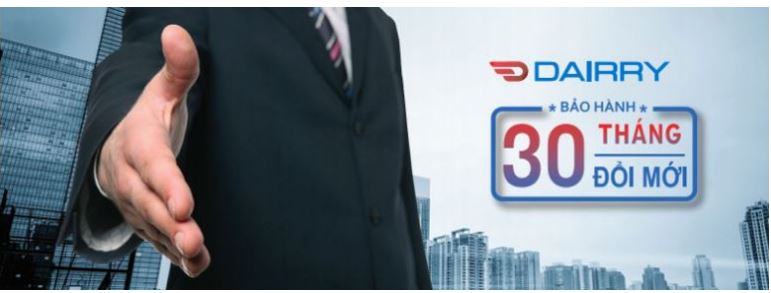 11. Chế độ bảo hành của điều hòa Dairry DR09-KH là bao lâu ?