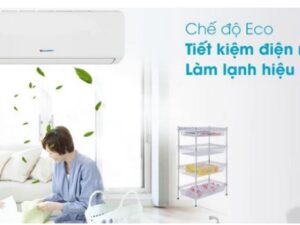 7. Máy lạnh 9000BTU 1 chiều Darrry sở hữu chế độ tiết kiệm điện Econo