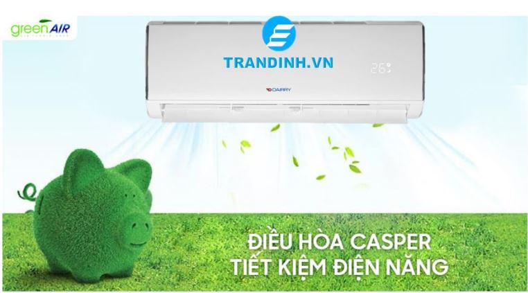 5. Điều hòa inverter Dairry i-DR09KH  sở hữu công nghệ inverter tiết kiệm điện.