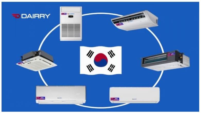 2. Điều hòa 9000BTU 2 chiều Dairy i-DR09KH đến từ thương hiệu Hàn Quốc