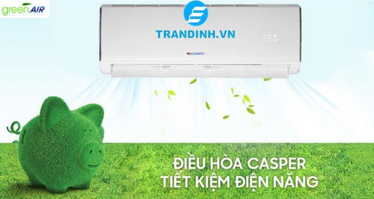 Điều hòa Dairry i-DR12KH inverter 2 chiều 12000BTU 9 8. Điều hòa treo tường Dairry i-DR12KH trang bị công nghệ biến tần inverter