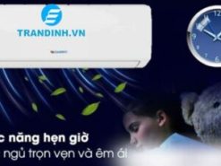 9. Máy lạnh inverter 2 chiều sở hữu tính năng hẹn giờ tắt vào ban đêm cho giấc ngủ ngon