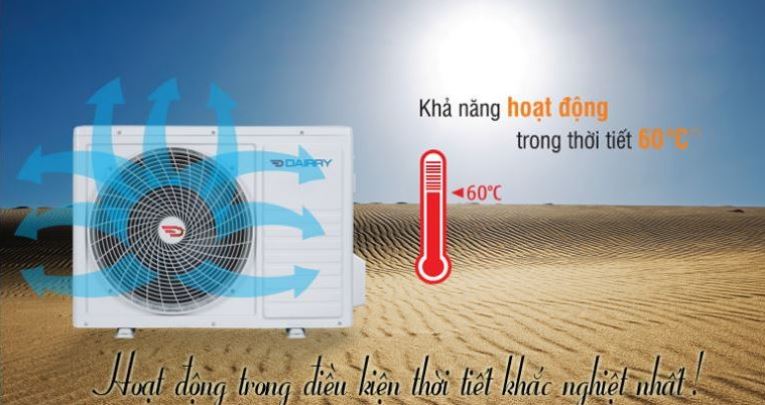 Điều hòa Dairry i-DR12KH inverter 2 chiều 12000BTU 12 11. Điều hòa inverter Dairry i-DR12KH máy móc hoạt động bền bỉ với thời gian.