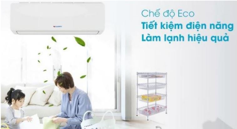 Điều hòa Dairry i-DR12KH inverter 2 chiều 12000BTU 6 5. Điều hòa 12000BTU 2 chiều sở hữu chế độ tiết kiệm điện Econo