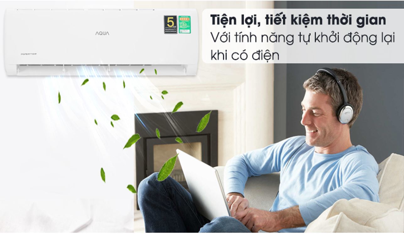 Điều hòa Aqua AQA-RV13QA - Tự khởi động lại khi có điện