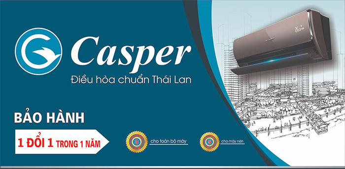 Chế độ bảo hành khi mua điều hòa Casprer 100000BTU FH-100FS33