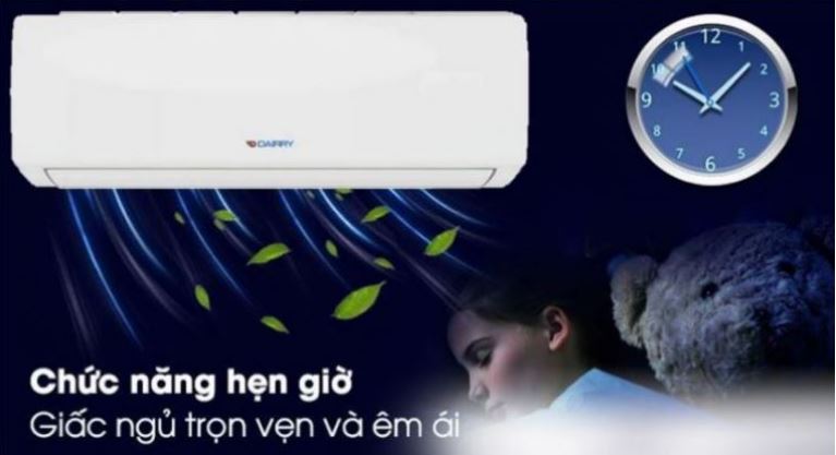 11. Điều hòa Dairry nhập khẩu chính hãng sở hữu tính năng hẹn giờ tắt thông minh