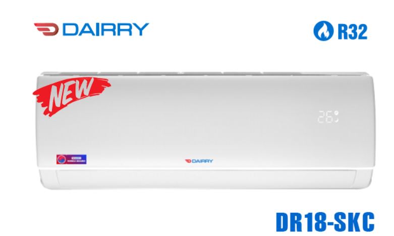 Điều hòa Dairry DR18-SKC 18000 BTU 1 chiều 4 4. Điều hòa Dairry DR18-SKC với thiết kế hài hòa sang trọng.