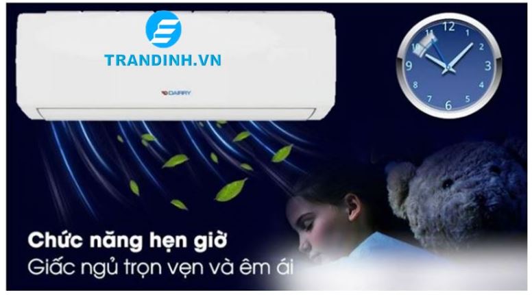 8. Điều hòa 18000BTU giá rẻ sở hữu tính năng hẹn giờ tắt vào ban đêm cho giấc ngủ ngon