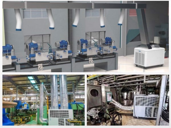 Máy lạnh di động DORISIN DAKC-140 ( 47.800 BTU ) 5 điều hòa di động