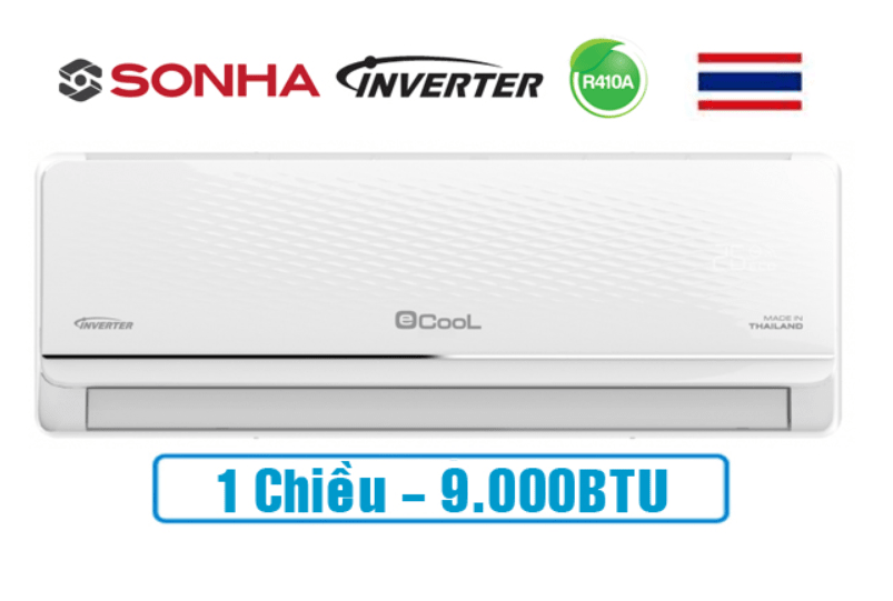 Điều hòa Ecool ECL-1I09FL 9000BTU 1 chiều inverter