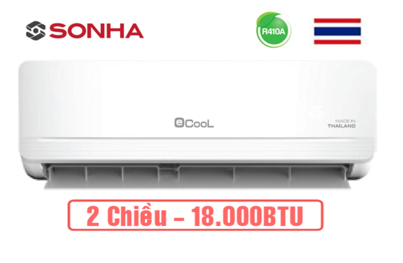 Điều hòa EcooL ECL-2E18ST 18000BTU 2 chiều 4 1. ECL-2E18ST | Điều hòa EcooL 18000BTU 2 chiều có thiết kế hiện đại sang trọng