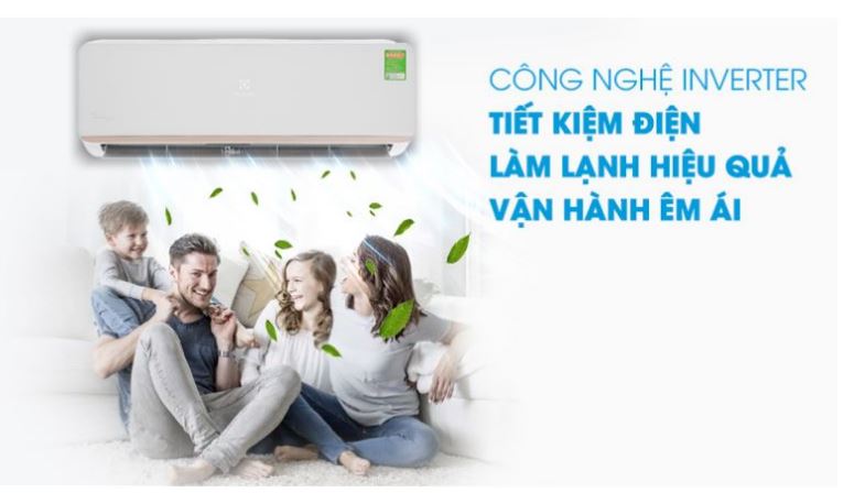 6. Điều hòa 9000BTU Electrolux ESV09CRO-D1 tiết kiệm điện với công nghệ Inverter