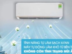 3. Máy lạnh Electrolux ESV09CRO sở hữu tính năng tự làm sạch dàn lạnh X-Fan