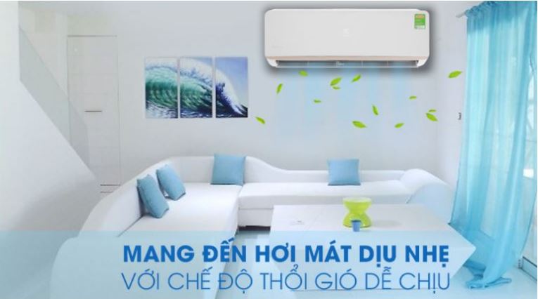 2. Máy lạnh Electrolux ESV09CRO-D1 mang đến cho bạn luồng khí mát mẻ dịu nhẹ